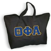 Greekgear Theta Phi Alpha Lettered Tote Bag(Black)