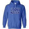 Greekgear Zeta Phi Beta Hoody Tackle Twill Tail(Royal Blue)