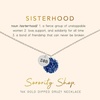Greekgear Zeta Phi Beta Sisterhood Druzy Necklace