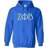 Greekgear Zeta Phi Beta University Hooded Sweatshirt(Royal Blue)