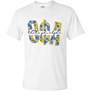Theta Phi Alpha Floral Big Lettered T-Shirt(White)