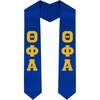 Theta Phi Alpha Greek Lettered Graduation Sash Stole(Royal Blue)