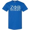 Zeta Phi Beta Heavyweight Line T-Shirt(Royal Blue)