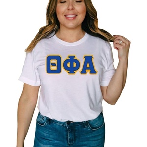 Greekgear Theta Phi Alpha Lettered Tee(White)