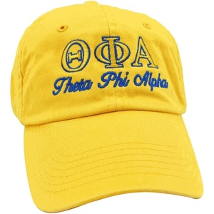 Greekgear Theta Phi Alpha Script Cap(Yellow)