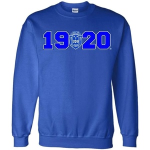 Greekgear Zeta Phi Beta Year Crest Crew(Royal Blue)