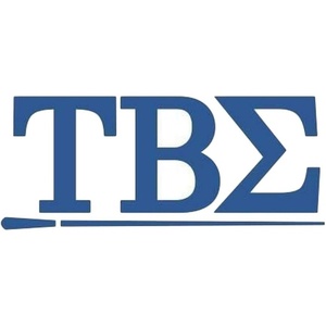 Tau Beta Sigma Greek Letter Window Sticker Decal Navy Blue(Navy Blue)