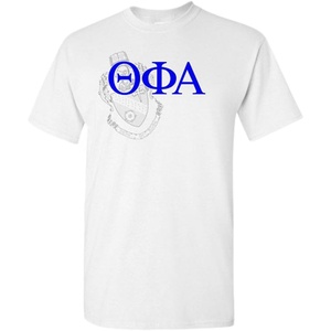 Theta Phi Alpha Greek Crest T-Shirt(Light Grey)