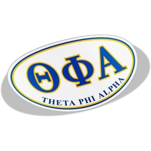 Theta Phi Alpha Greek Letter Oval Decal