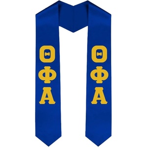 Theta Phi Alpha Greek Lettered Graduation Sash Stole(Royal Blue)