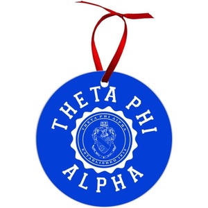 Theta Phi Alpha Shield Christmas Ornaments
