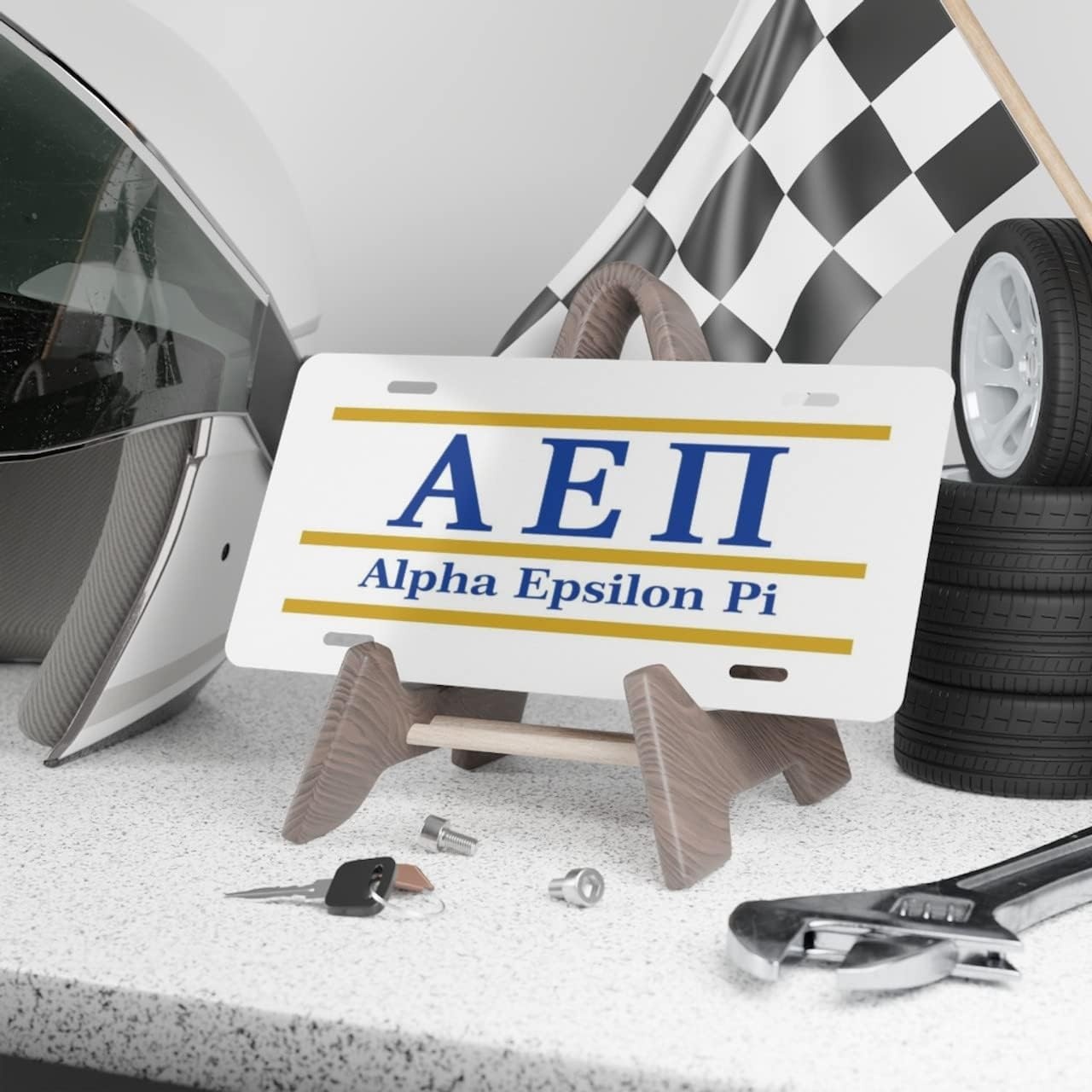 image:imageAlpha Epsilon Pi Lettered Lines License Covers