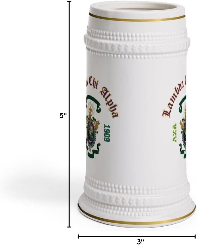 image:imageGreekgear Lambda Chi Alpha Collectors Crest amp Year Ceramic Stein Tankard