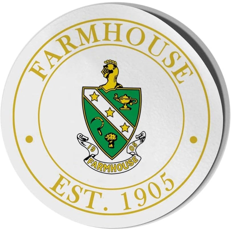 image:imageFarmhouse Circle Crest Shield Decal