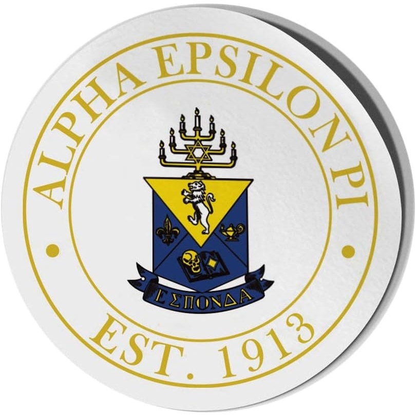 image:imageGreekgear Alpha Epsilon Pi Circle Crest Shield Decal