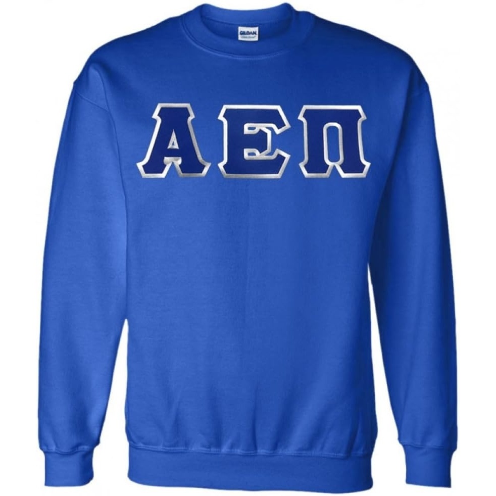 image:imageGreekgear Alpha Epsilon Pi Lettered CrewneckRoyal Blue