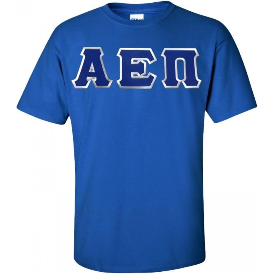 image:imageGreekgear Alpha Epsilon Pi Lettered TShirtRoyal Blue