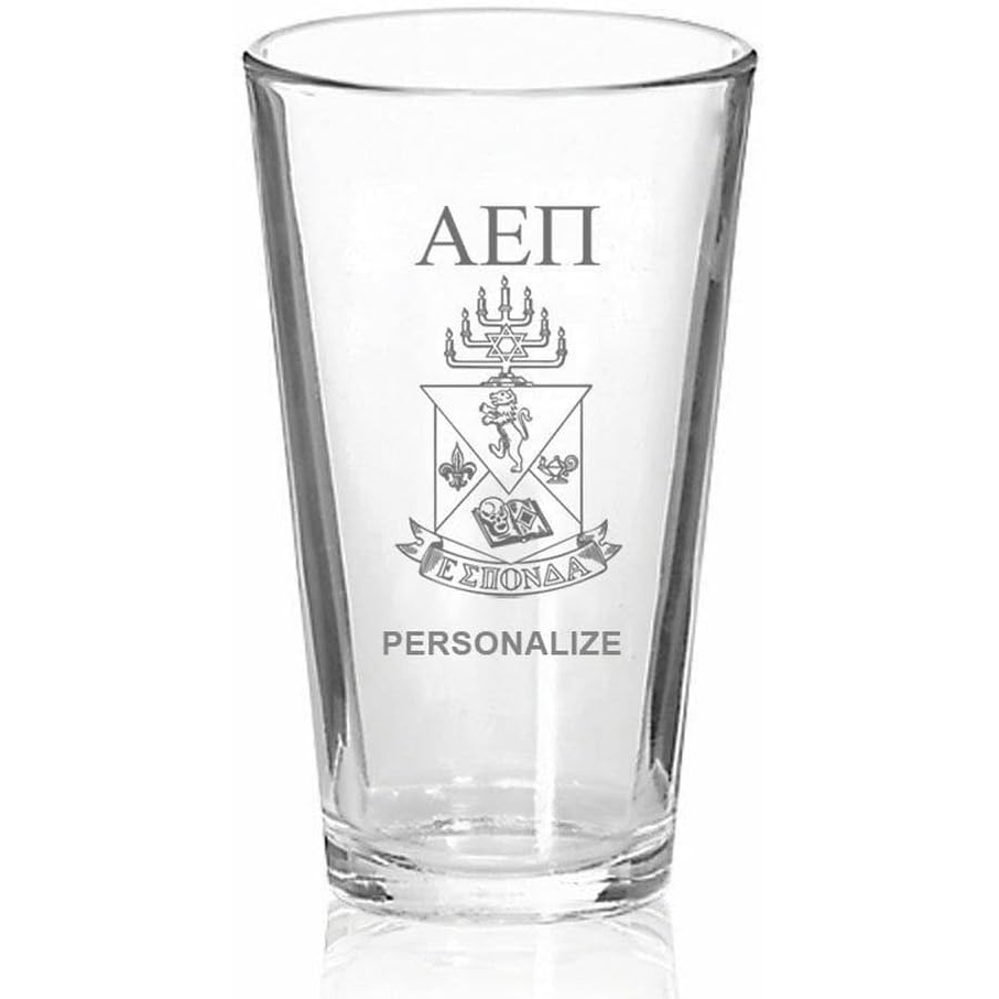 image:imageGreekgear Alpha Epsilon Pi Mixing Glass Transparent
