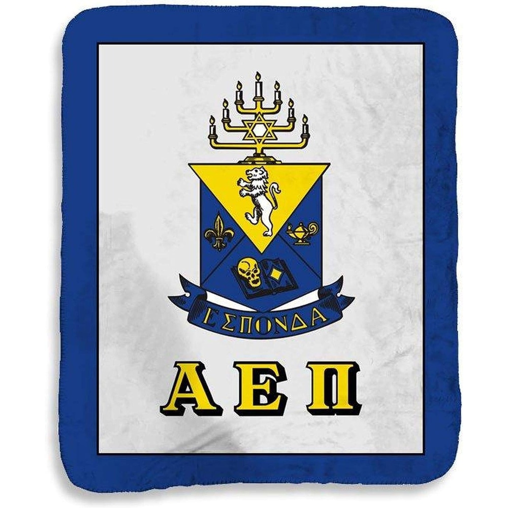 image:imageGreekgear Alpha Epsilon Pi Sherpa Lap Blanket