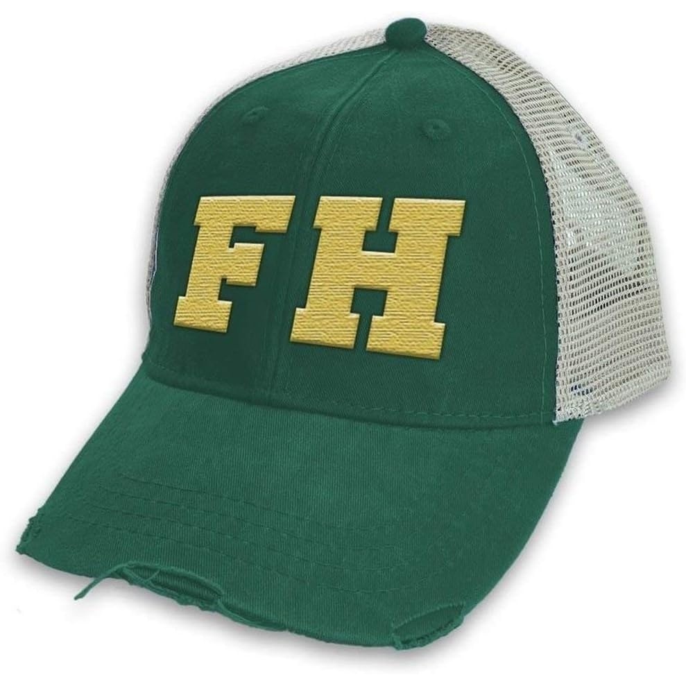 image:imageGreekgear Farmhouse Distressed Trucker HatForest Tan