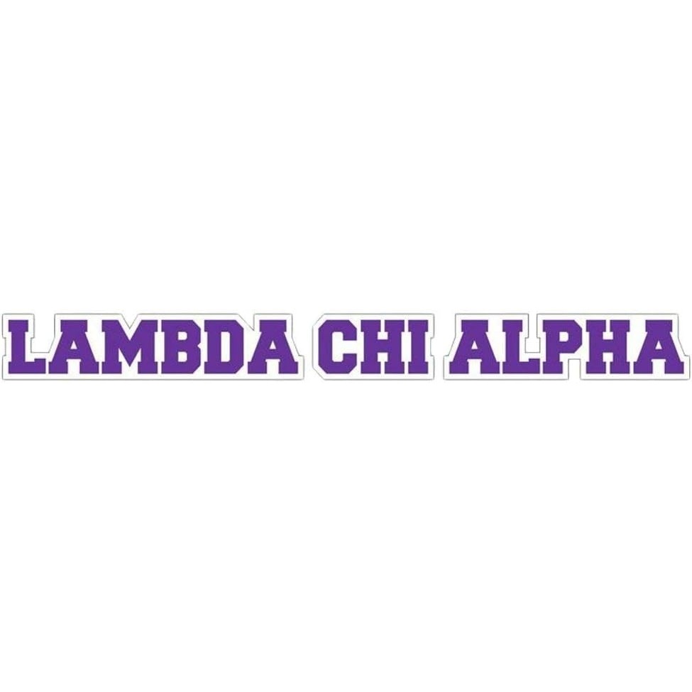image:imageLambda Chi Alpha Long Window Sticker