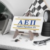 Alpha Epsilon Pi Lettered Lines License Covers