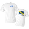 Greekgear Alpha Epsilon Pi Flag T-Shirt(White)