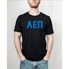 Greekgear Alpha Epsilon Pi Letter Tee(Black)
