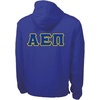 Greekgear Alpha Epsilon Pi Tackle Twill Lettered Pack N Go Pullover(Royal Blue)