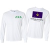 Lambda Chi Alpha Flag Long Sleeve T-Shirt(White)