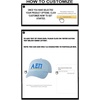 Personalized Alpha Epsilon PI Greek Line Hat(Light Blue)
