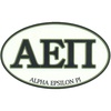 Alpha Epsilon Pi Euro Decal Oval Sticker