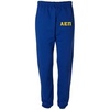 Alpha Epsilon Pi Greek Lettered Thigh Sweatpants(Royal Blue)