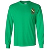 Farmhouse Fraternity Crest Longsleeve Tee(Irish Green)