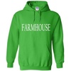 Farmhouse World Famous Greek Hoodie – Kelly Green with White Imprint(Kelly Green)