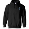 Greekgear Alpha Epsilon Pi Crest – Shield Emblem Hooded Sweatshirt(Black)