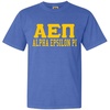 Greekgear Alpha Epsilon Pi Greek Heavyweight T-Shirt(Mystic Blue)