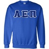 Greekgear Alpha Epsilon Pi Lettered Crewneck(Royal Blue)