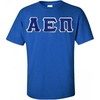 Greekgear Alpha Epsilon Pi Lettered T-Shirt(Royal Blue)