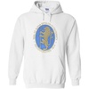 Greekgear Alpha Epsilon Pi Logo Hooded Sweatshirt(White)