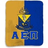 Greekgear Alpha Epsilon Pi Two Tone Sherpa Lap Blanket