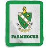 Greekgear Farmhouse Sherpa Lap Blanket