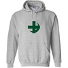 Greekgear Lambda Chi Alpha Logo Hooded Sweatshirt(Sports Grey)