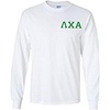 Lambda Chi Alpha Flag Long Sleeve T-Shirt(White)