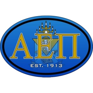Alpha Epsilon Pi Color Oval Decal