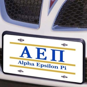 Alpha Epsilon Pi Lettered Lines License Cover