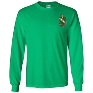 Farmhouse Fraternity Crest Longsleeve Tee(Irish Green)