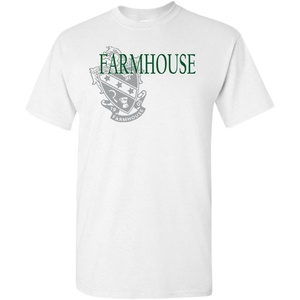 Farmhouse Greek Crest T-Shirt(Light Grey)