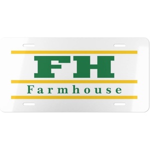 Farmhouse Lettered Lines License Covers