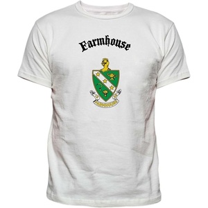 Farmhouse Vintage Crest T-Shirt(White)
